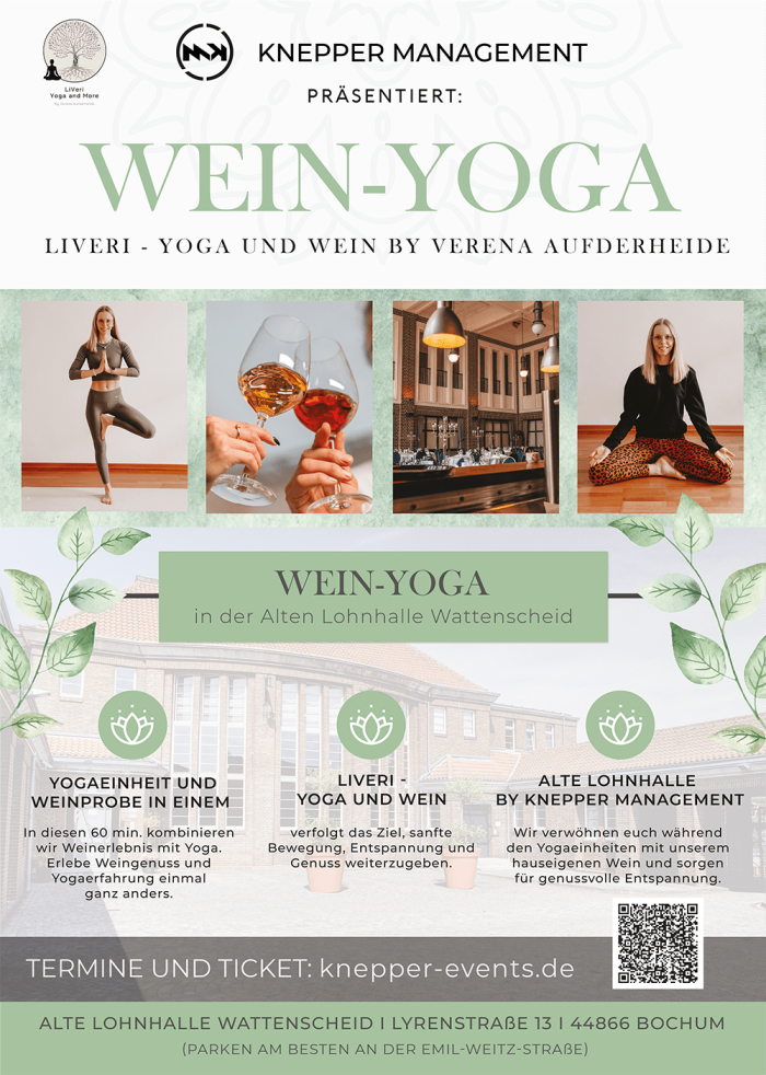 Wein-Yoga | LiVeri und Knepper zusammen auf der Hochzeitsfläche | 17.04.2025