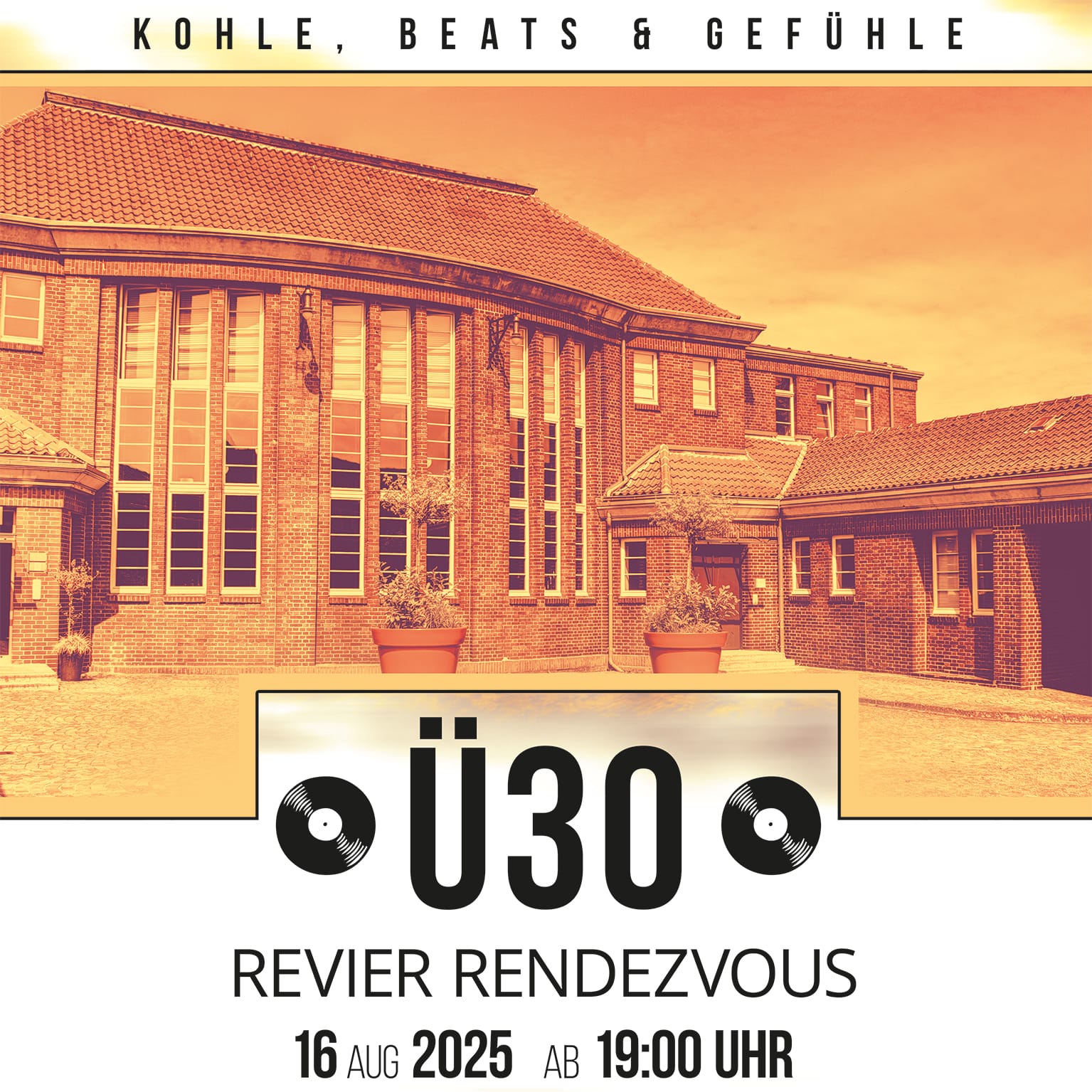 Ü30-Party Sommeredition - 16.08.2025 - Alte Lohnhalle Wattenscheid